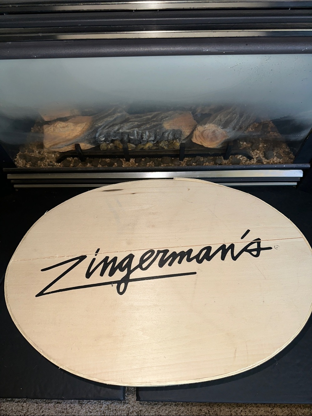 Vintage Zingerman's Wooden Oval Box